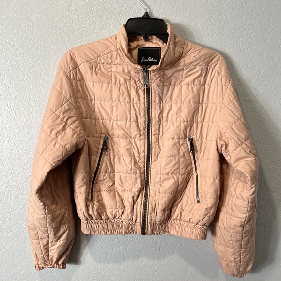 Sam Edelman Pink Puffer Jacket Lightweight Quilted - Picture 2 of 8